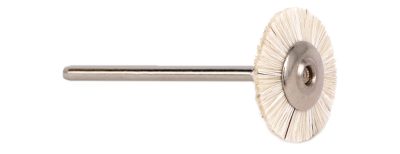 Mounted Bristle Brushes (12-Pack) - White Horse - 3/32" Shank - 14.2 mm A-MB21-12