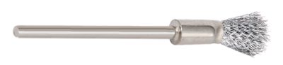 Mounted Steel Brushes (24-Pack) - 3/32" Shank - Steel - 4.8 x 9.5 mm A-MB51-24
