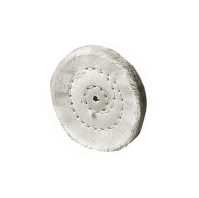 Coarse Weave Muslin Buff - 4" Dia A-CBC4