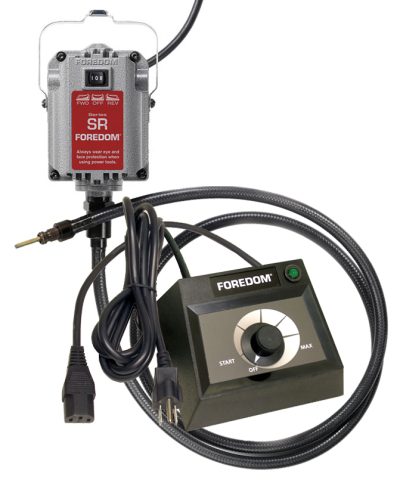 Foredom SR Hang-Up Motor with Heavy Duty Square Drive Shafting and Dial Speed Control M.SRH-EMH