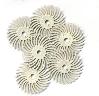 1" Radial Bristle Discs - White - 120 grit A-4535-6