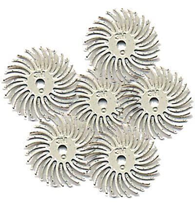 9/16" Radial Bristle Discs - White - 120 grit A-4522-6