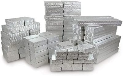 Jewelry Boxes Assortment Silver (Package of 100)