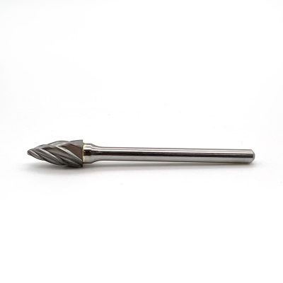 Tungsten Carbide Alumacut Burs 1/8" Shank - Pointed Tree A-6226