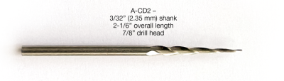 Steel Carving Drill - 3/32" (2.35 mm) Shank A-CD2